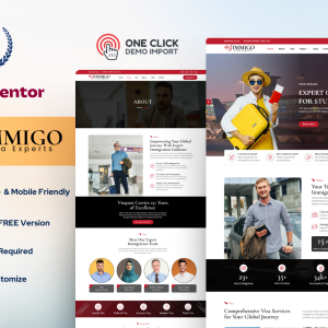 ImmiGo – Visa & Immigration WordPress Elementor Kit