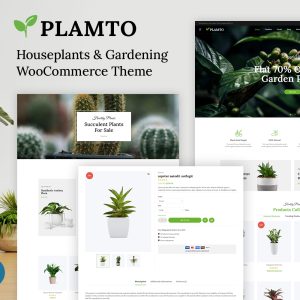 Plamto - Houseplants & Gardening Store Elementor WooCommerce Theme