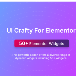 Ui Crafty Addon For Elementor WordPress Plugin