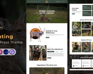 GreenTrail – Hunting & Outdoor Adventure WordPress Theme